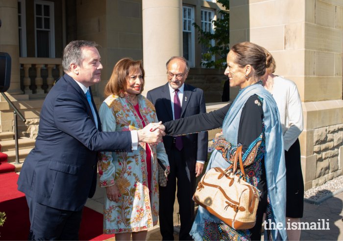 Princess Zahra visited the Aga Khan Garden in Edmonton for the Diwan Opening  2022-09-28